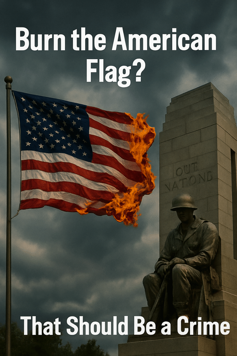 Burn the American Flag? That Should Be a Crime