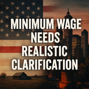 Read more about the article Minimum Wage Needs Realistic Clarification