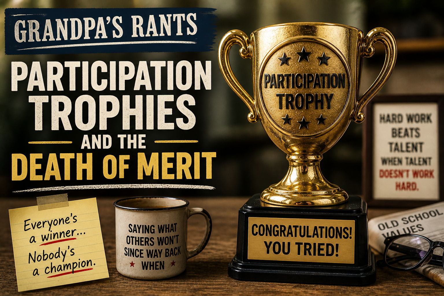 You are currently viewing Participation Trophies and the Death of Merit