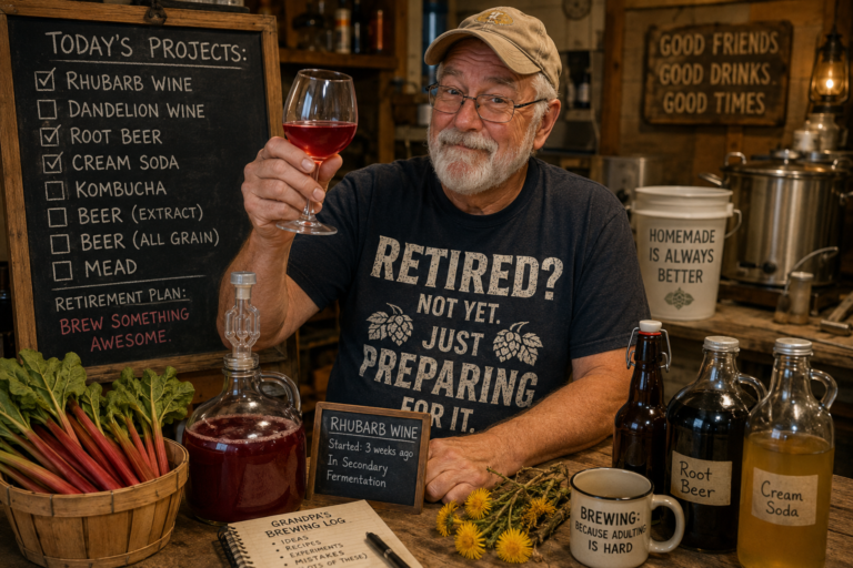 Retirement, Wine, and Finding Something to Keep Grandpa Busy